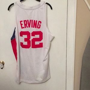 Adidas Julius Irving #32 New York Nets L Jersey
